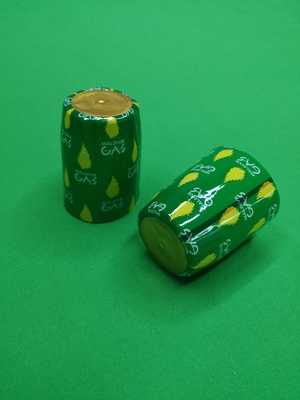 Vertical Tear Tab PVC Shrink Capsules Top Disc and Perforation for Easy Opening