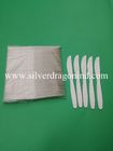 Corn starch knife with 16cm length in white color