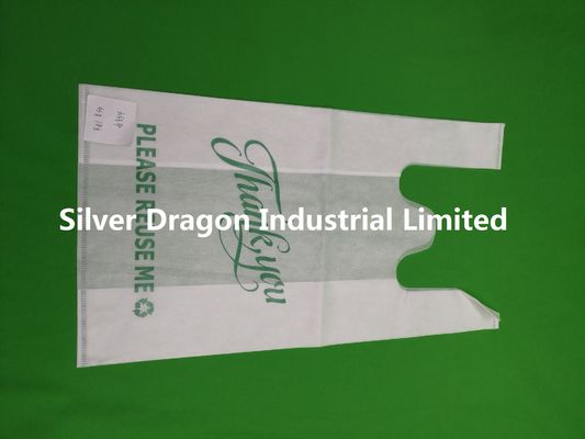 Eco-Friendly biodegradable Non-Woven T-shirt Bags, vest bags,,30*14*50cm*50g