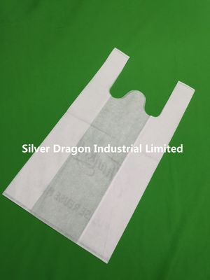 Eco-Friendly biodegradable Non-Woven T-shirt Bags, vest bags,,30*14*50cm*50g