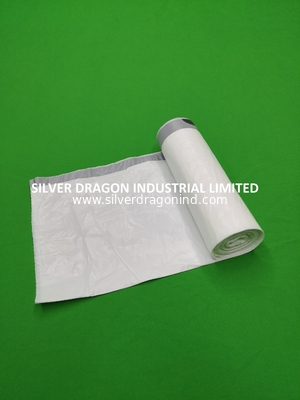 Custom drawstring garbage bags/refuse bags on rolls, different colors are available, made of LDPE/LDPE