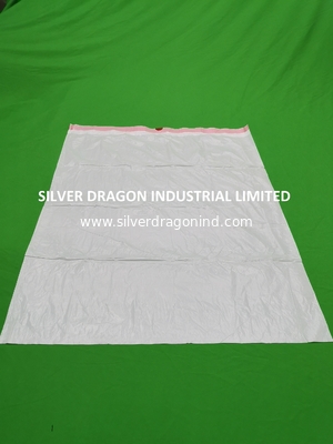 Custom drawstring garbage bags/refuse bags on rolls, different colors are available, made of LDPE/LDPE