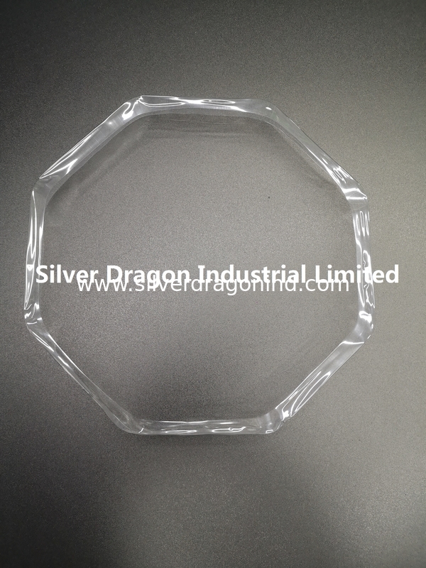 Clear PVC Shrink Octagon Preformed Seals , 425mm LF X 35+12mm X 0.06mm