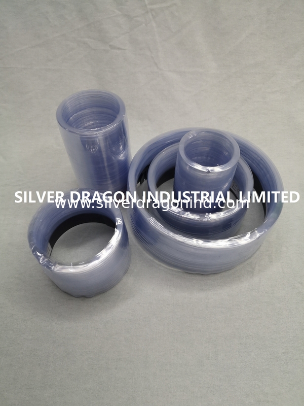 Round Preformed PVC Shrink Bands , 296mm LF X 40+10mm X 0.05mm