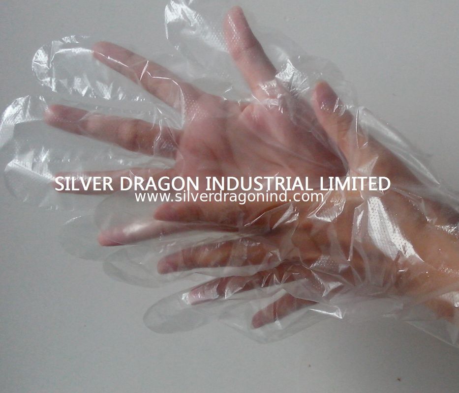 Embossed Disposable gloves, Food grade,Size S,M,L