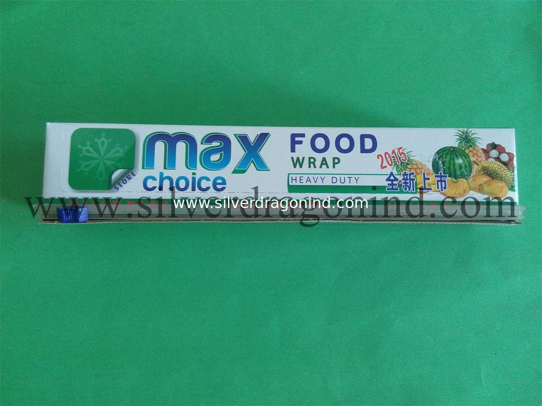 Food grade cling wrapping film with cutter box