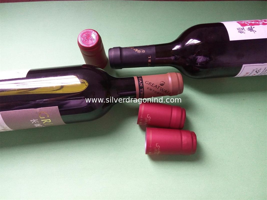 PVC shrinkable capsule for 750ml wine