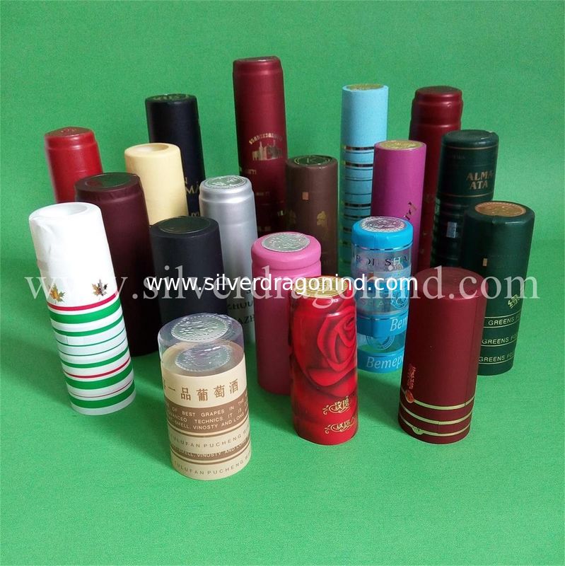 PVC Shrink cap seals for wine and spirits