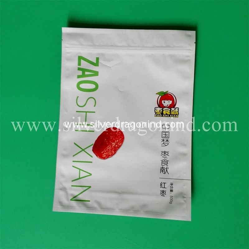 Stand up zipper bag for red dates packing