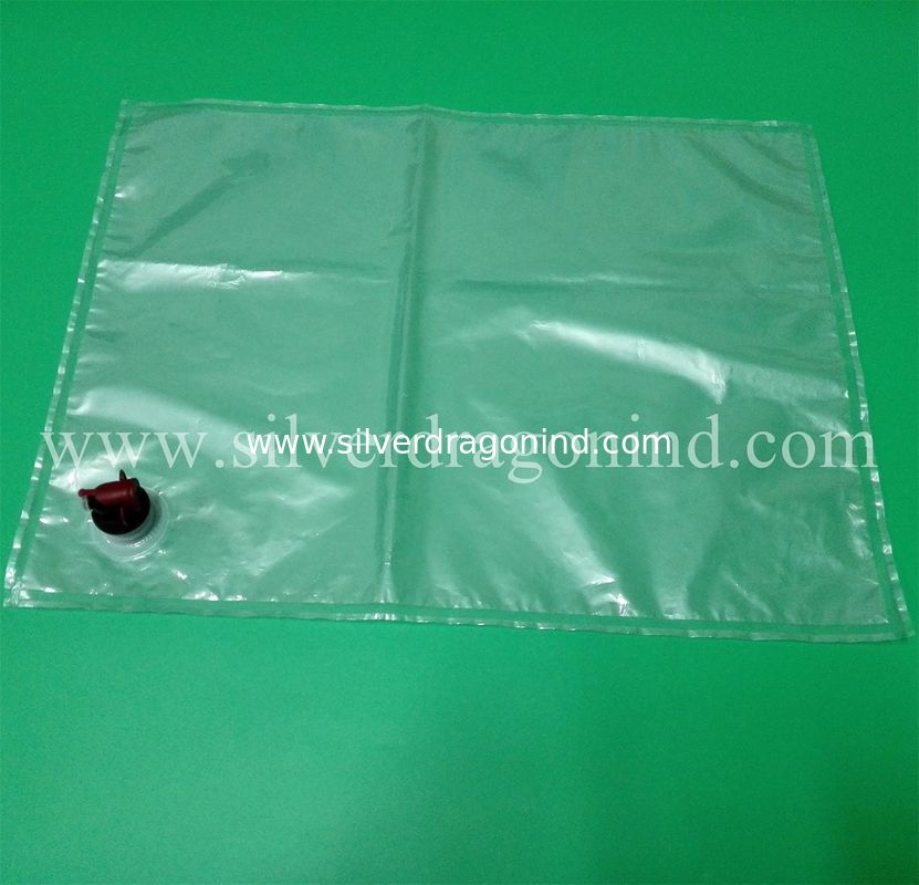 Transparent bag in box for 20L water packing