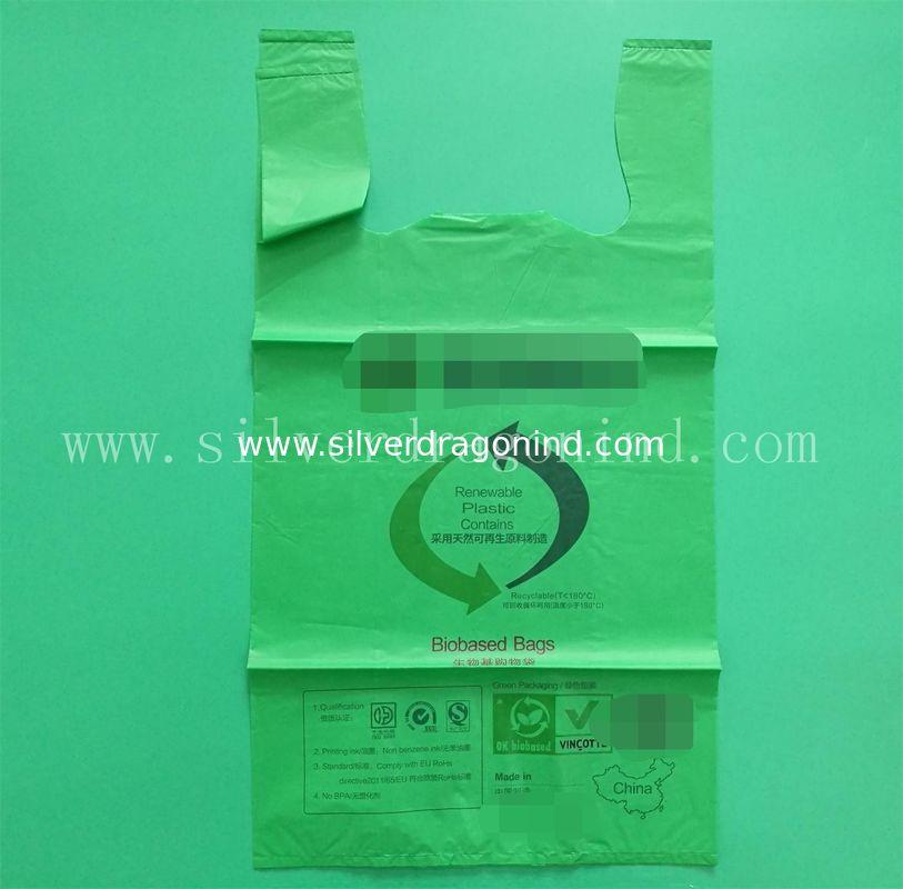 Custom Bio-Based Shopping Bag, Biodegradable Shopping bag,Eco-Friendly bag,Wow!High quality,Low price